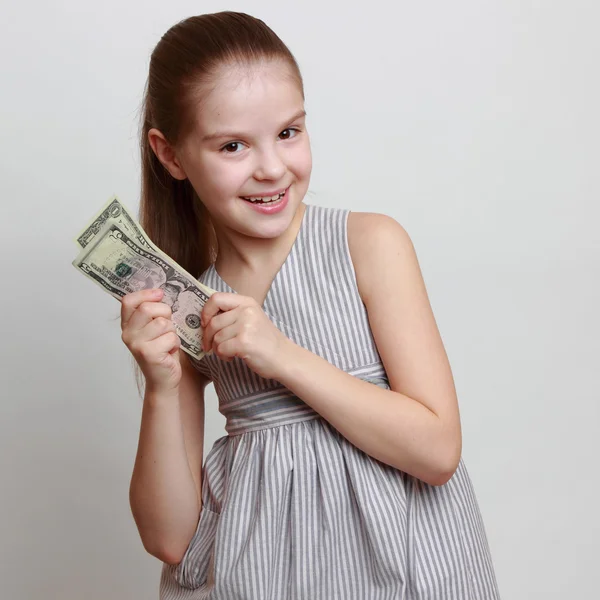 Niño en el tema de negocios — Foto de Stock