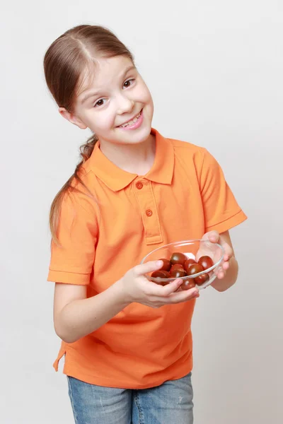 子供の食をテーマに — ストック写真