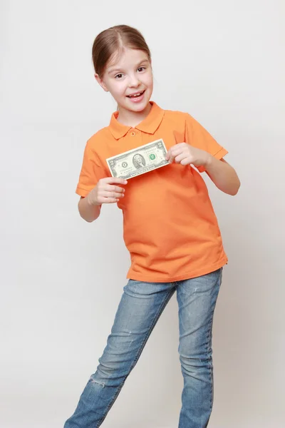 Niño en el tema de negocios — Foto de Stock