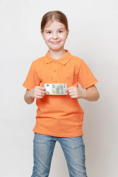 Kid on Business theme — Stock Photo, Image