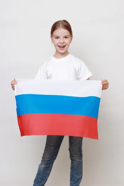 Patriotisches Kind — Stockfoto