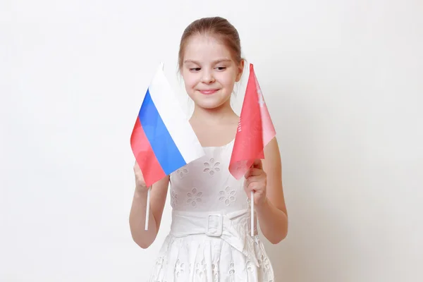 Patriotic kid — Stock Photo, Image