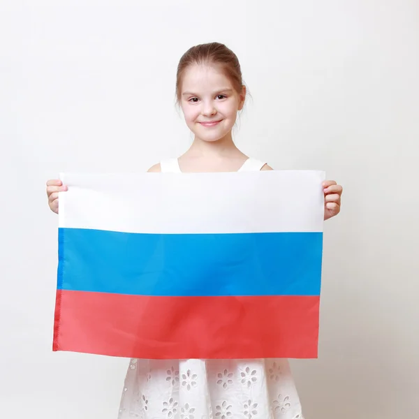 Criança patriótica — Fotografia de Stock