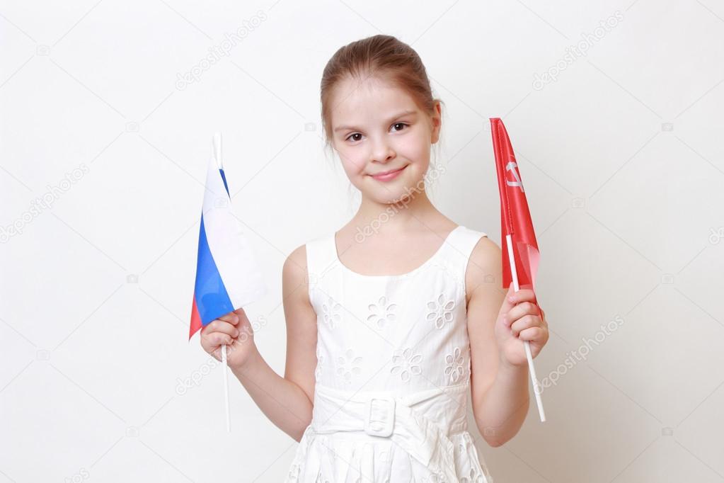 Patriotic kid