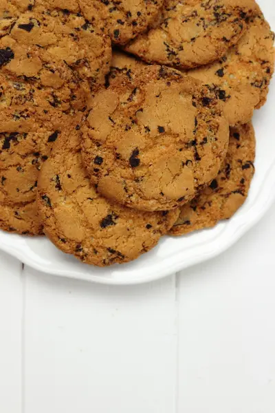 Cookies and chocolate — Stock Photo, Image