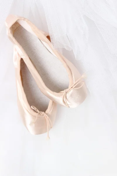 Lovely Professional Pointe Shoes Ballerina — Stock Photo, Image