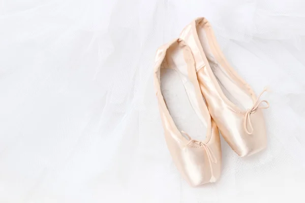 Lovely Professional Pointe Shoes Ballerina — Stock Photo, Image