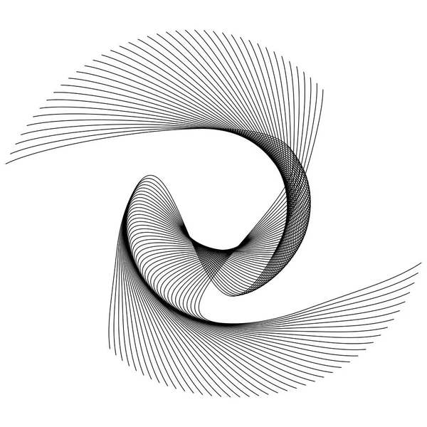 Forma Geométrica Abstracta Elemento Diseño Líneas Forma Aleatoria Ilustración Vectores — Vector de stock