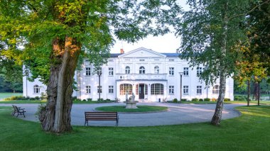 Swadzim, Polonya - 21 Mayıs 2025. Kestane Sarayı (