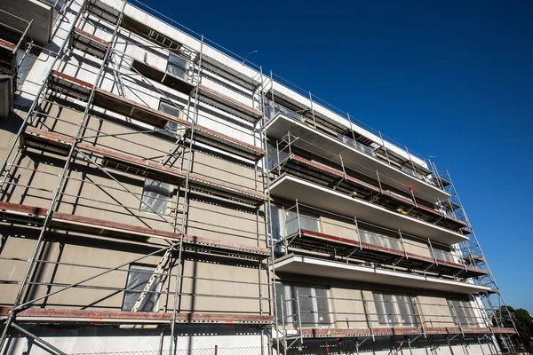 Bouwplaats voor residentiële gebouwen — Stockfoto