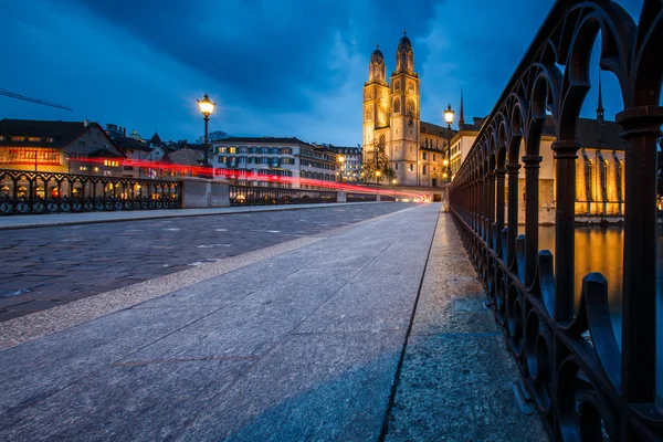 Zobacz panoramę miasta Zurych — Zdjęcie stockowe
