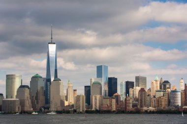 Liberty State Park 'tan Manhattan manzarası