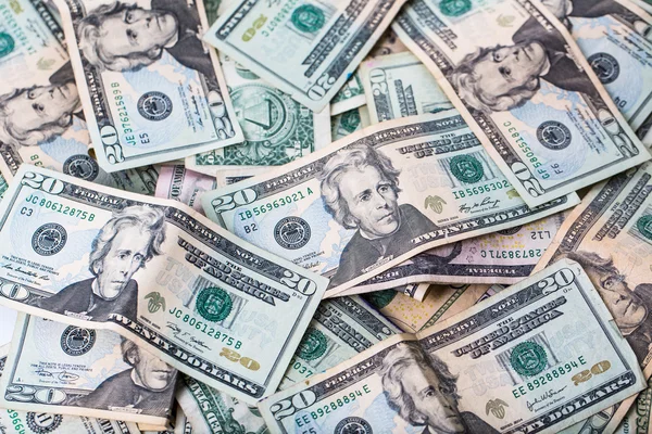 US Twenty Dollar bills — Stock Photo, Image