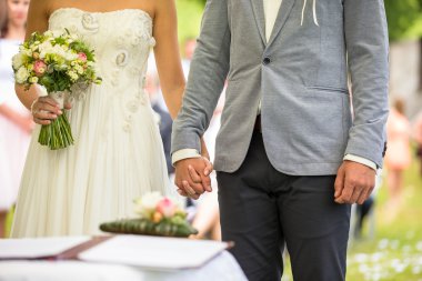 onların düğün günü düğün çifti