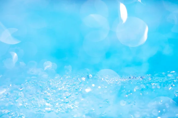 Belas Ondas Água Onda Água Salpicada Água Azul Limpa Água — Fotografia de Stock