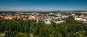 Letecké panorama Olomouce, Česká republika