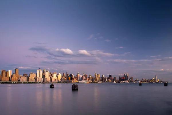 Lower Manhattan Vista Nova Jersey — Fotografia de Stock