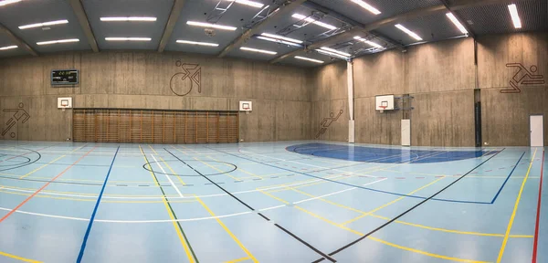 Modern Sports Hall Panorama — Stock Photo, Image