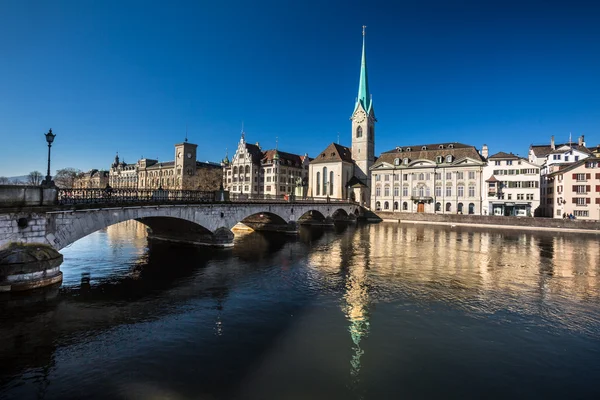 Schöne Aussicht auf Zürich — Stockfoto