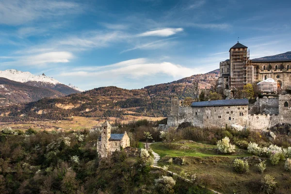 Sion, Suíça - Castelo de Valere — Fotografia de Stock