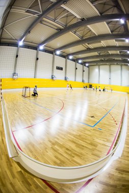Bir modern multi fonksiyonel spor salonu iç
