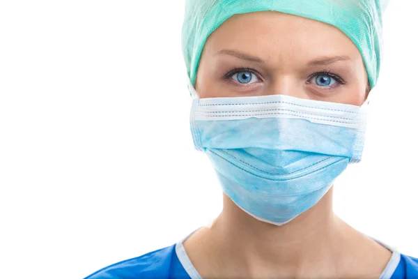 Female doctor or surgeon — Stock Photo, Image