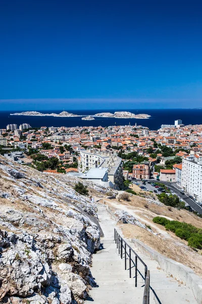 Vista de Marsella, sur de Francia —  Fotos de Stock