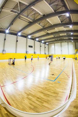 genç ile modern çok fonksiyonlu spor salonu