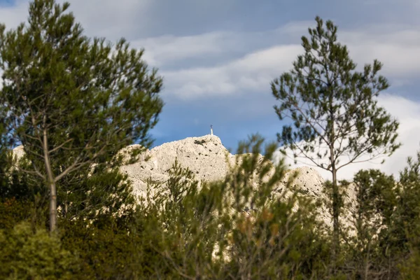 Mont sainte victoire w provence, Francja — Zdjęcie stockowe