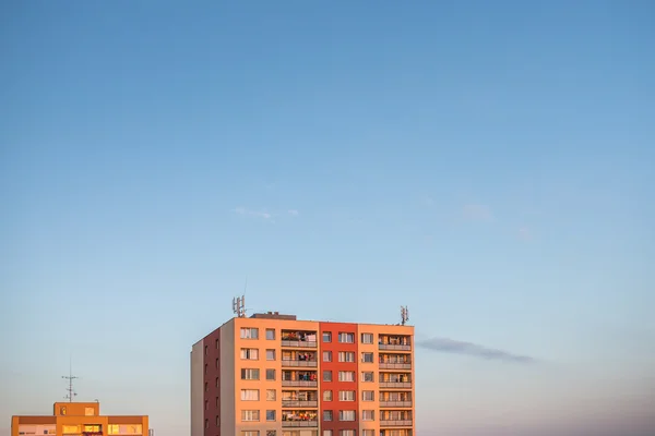 Residentiële woningen in een stad - woningbouw project — Stockfoto