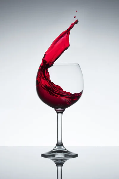 Spruzzi di vino rosso — Foto Stock