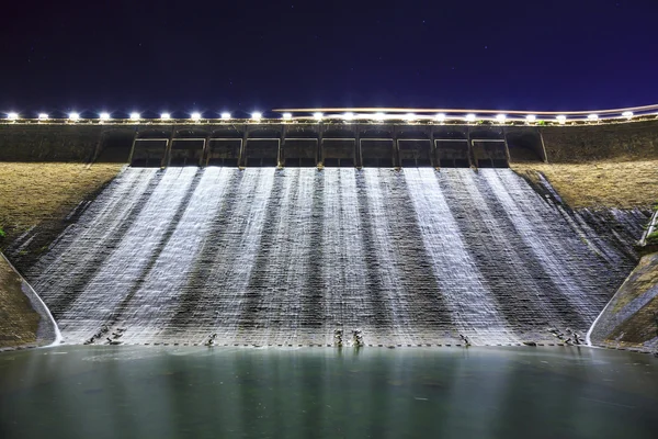 Dam at night in Hong Kong — Stock Photo, Image