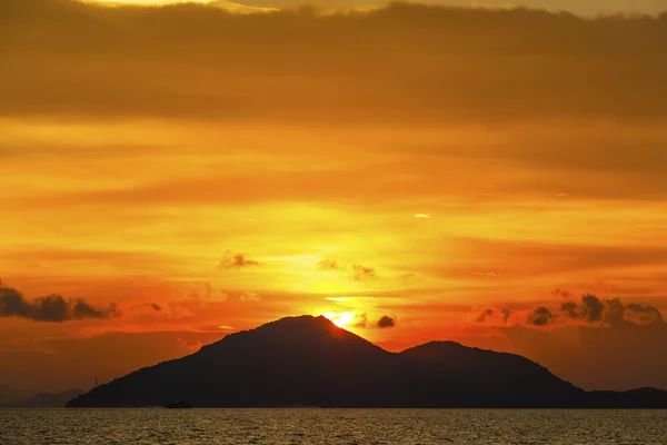 Isola del tramonto — Foto Stock