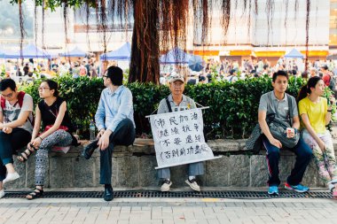 Hong Kong 2014 yılında şemsiye devrim