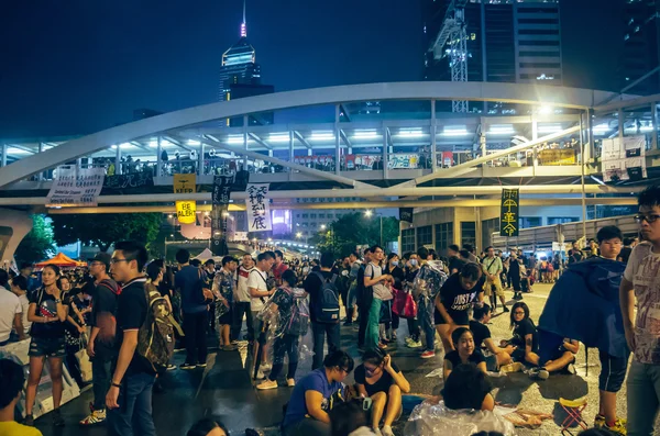 Revolução Guarda-chuva em Hong Kong 2014 — Fotografia de Stock