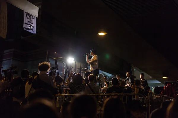 Revolução Guarda-chuva em Hong Kong 2014 — Fotografia de Stock