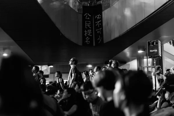 La révolution des parapluies à Hong Kong 2014 — Photo