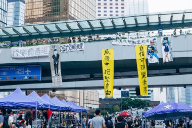 Hong Kong 2014 yılında şemsiye devrim