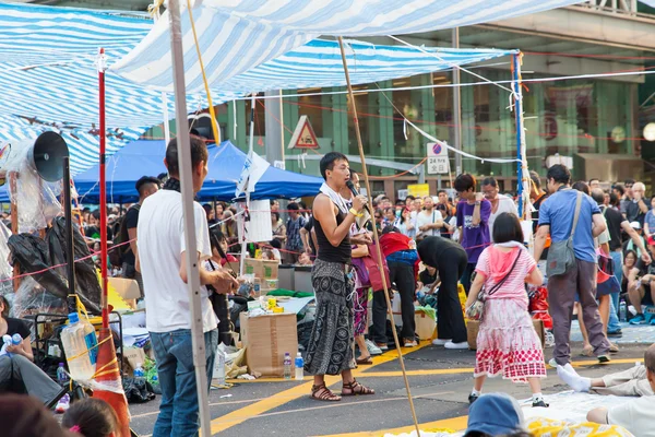 Protesta pro-democrazia a Hong Kong 2014 — Foto Stock