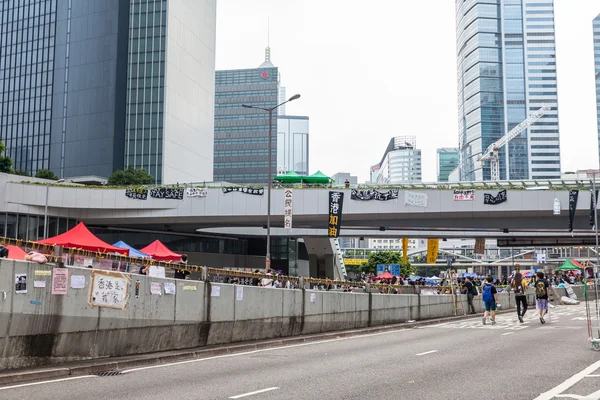 Revolução Guarda-chuva em Hong Kong 2014 — Fotografia de Stock