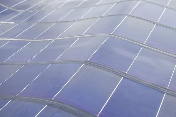 Zonne-energie verzamelaar platen — Stockfoto