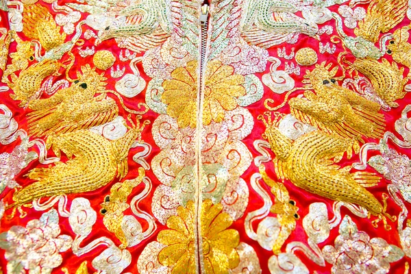 Китайская свадебная одежда — стоковое фото