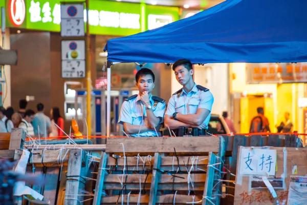 Deštník revoluce v Hong Kong 2014 — Stock fotografie