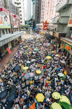 1 Temmuz protesto Hong Kong