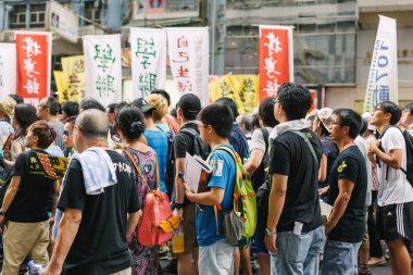 1 Temmuz protesto Hong Kong