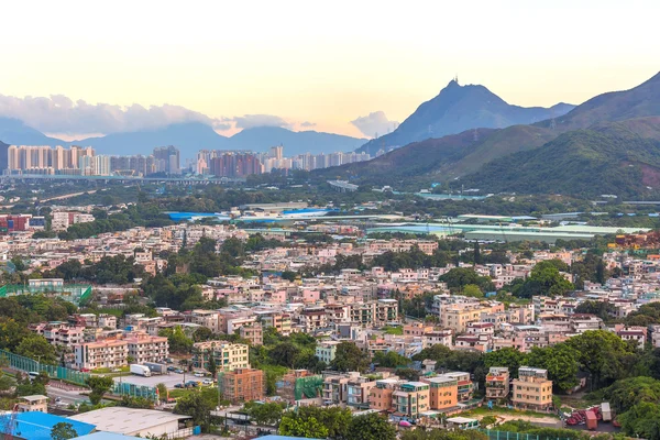 Yuen Long houses in Hong Kong — Stock Fotó