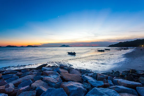 Sunset along the coast in Hong Kong — Stock Photo, Image