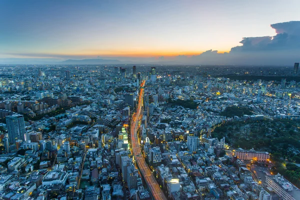 Tokyo Skyline Ansicht — Stockfoto