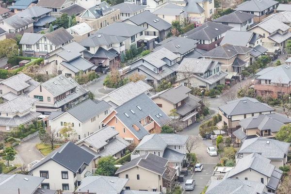 Japanese houses view — Stock Photo, Image