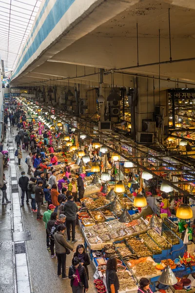 Mercado de mariscos en Seúl — Foto de Stock